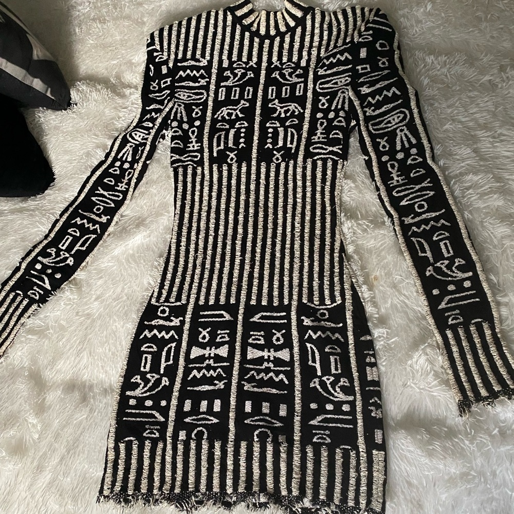 Gorgeous rare Balmain Printed Mini Dress